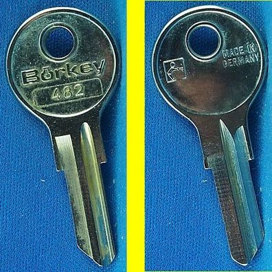 Schlüsselrohling Börkey 482 für verschiedene PWT Möbelzylinder, Stahlschränke