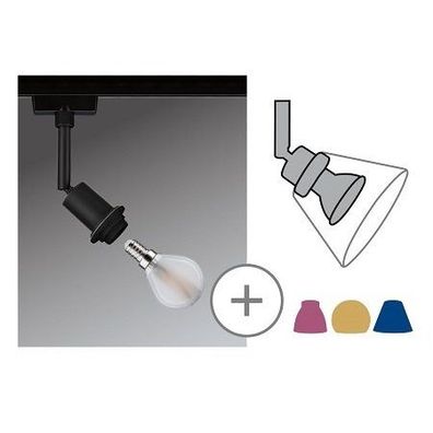 Paulmann Design URail No. 96913 URail DecoSystems Spot schwarz max.20W E14