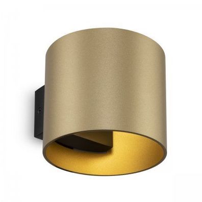 Maytoni Wandleuchte Rond gold matt