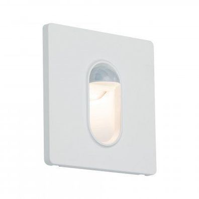 Paulmann No. 92923 Wandeinbauleuchte LED 2,7W Weiß mit Bewegungssensor
