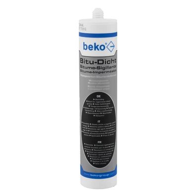 Beko Bitu-Dicht 1-K Bitumendichtmasse 310ml Schwarz Reparaturmasse