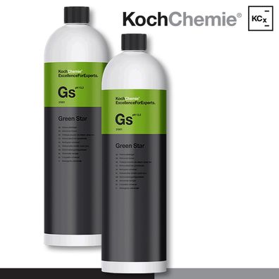 Koch Chemie 2 x 1000ml Gs Green Star Universalreiniger lösungsmittelfrei