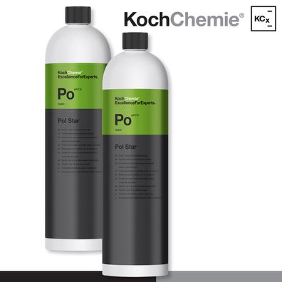 Koch Chemie 2 x 1000ml Po Pol Star Textil-, Leder & Alcantarareiniger Autopflege