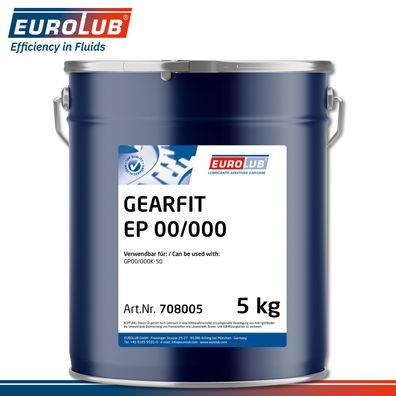 EuroLub 5 kg Gearfit EP 00/000 Fliesfett Lagerfett Getriebefett Schmierfett