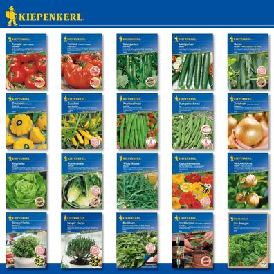 Kiepenkerl verschiedene Samen zur Auswahl Saatgut Gemüse Kräuter Tomate Pflanzen