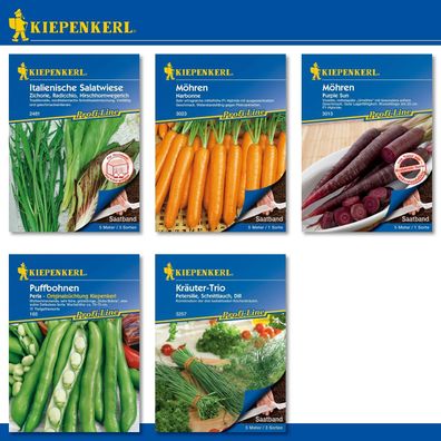 Kiepenkerl verschiedene Samen zur Auswahl Möhren Kräuter Salat Saatgut Qualität