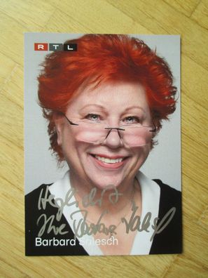RTL Richterin Barbara Salesch - handsigniertes Autogramm!!!