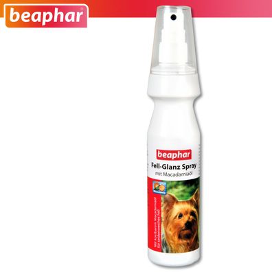 Beaphar 150 ml Fell-Glanz Spray für Hunde Fell Hundefell Pflegespray Pflege