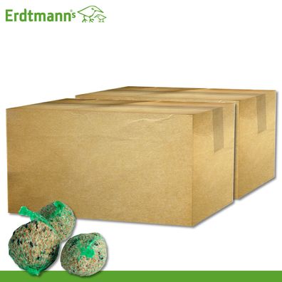 Erdtmanns 2 x 8500 g Meisenknödel mit Netz (je 100 Stück) im Karton Vogelfutter