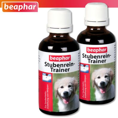 Beaphar 2 x 50 ml Stubenrein-Trainer Welpen Eingewöhnung Training Hunde Hund