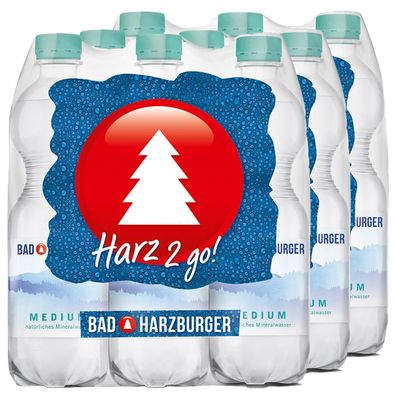 Bad Harzburger Medium Mineralwasser PET (18 x 0,5L)