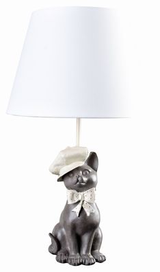Tischlampe Kater Leuchte Tischleuchte Tierfigur Lampe Katzenfigur Katzenlampe