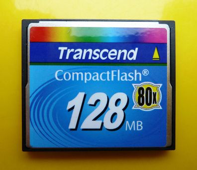 128 MB Transcend CompactFlash CF Compact Flash 128MB TS128MCF80