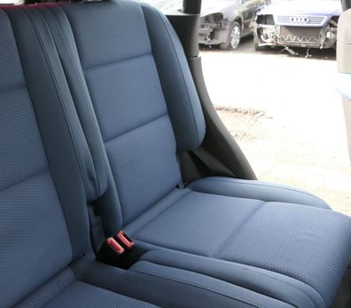 Audi A2 8Z Sitz hinten links Sitzfläche Rücksitz Rückbank blau sinus neptunblau