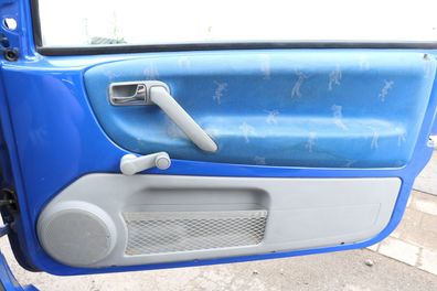 VW Lupo Arosa Türverkleidung Verkleidung Tür rechts oben + unten College blau