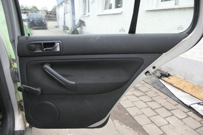 1x VW Golf 4 1J Limousine Türverkleidung Verkleidung Tür hinten rechts schwarz
