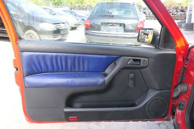 4x VW Golf 3 1H 2/3-Türer Türverkleidung Verkleidung Tür Leder blau colour conce