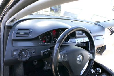 VW Passat 3C CC Mittelkonsole Verkleidung um Radio Klappe Abdeckung Dekor silber