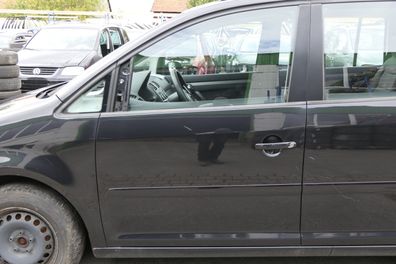 VW Touran 1T 1T3 Tür vorne links Fahrertür schwarz LC9Z metall- OHNE Anbauteile