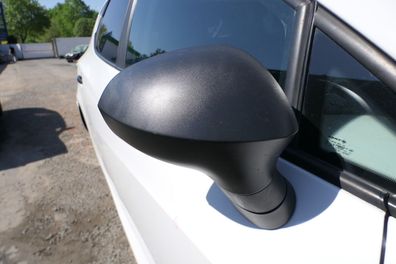 Seat Ibiza 6J mechanisch manuller Spiegel Außenspiegel rechts schwarz