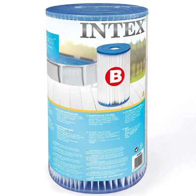 INTEX 29005 - Filterkartusche - Typ B, für Pumpen #28634 Filter Kartuschenfilter