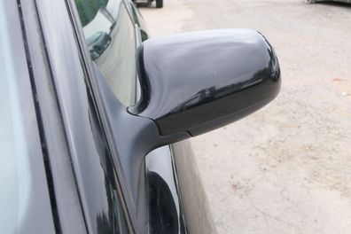 Audi A4 B5 Spiegel Außenspiegel links elektrisch schwarz LY9B Facelift Glas
