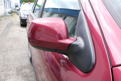 Seat Leon Toledo 1M manueller Spiegel Außenspiegel rechts mit Glas wein-rot LS3R