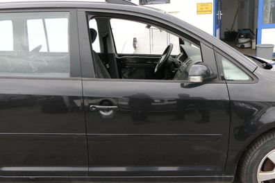 VW Touran 1T 1T3 Tür vorne rechts Beifahrertür schwarz LC9Z e - ohne Anbauteile