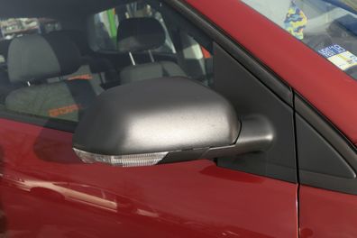 VW Polo 9N 9N3 mechanischer Spiegel Außenspiegel rechts vorne schwarz Blinker