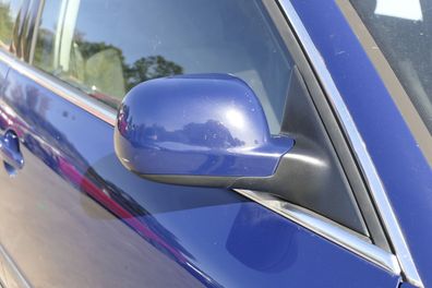 VW Passat 3B 3BG elektrischer Spiegel Außenspiegel rechts + Glas blau LA5E