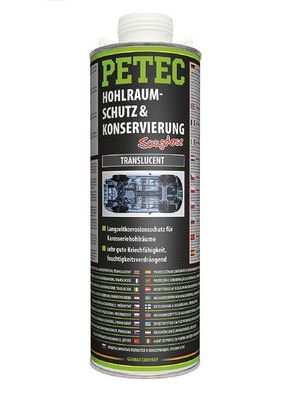Petec Hohlraumschutz & Konservierung 1000 ml Saugdose transparent