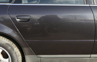 Audi A6 4B C5 Tür Türblatt hinten rechts grau LZ4V