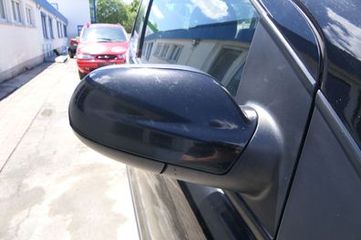 VW Fox 5Z manueller Spiegel Außenspiegel + Glas rechts schwarz L041 mechanisch