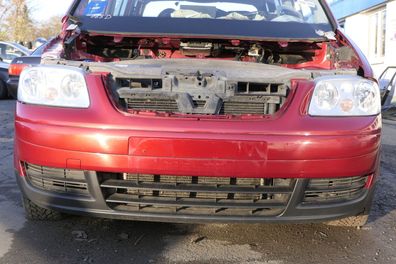 VW Touran 1T Stoßstange vorne Frontstoßstange Stoßfänger wein-rot braun LA3W red