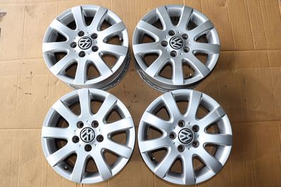 VW Passat 3C Golf Alufelgen Felgen Felge 15 Zoll 1K0601025A 6,5Jx15H2 ET50