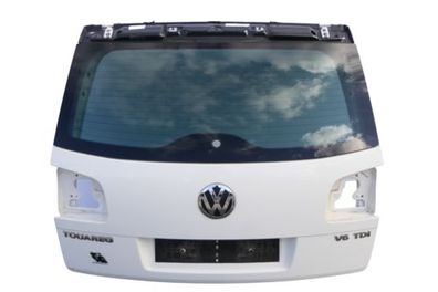 VW Touareg Heckklappe hinten Kofferraumklappe mit Scheibe weiß LR9A