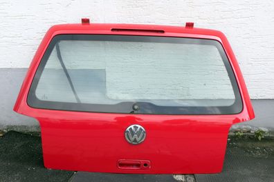 VW Lupo 6X Heckklappe hinten Klappe Kofferraumklappe mit Scheibe rot LP3G