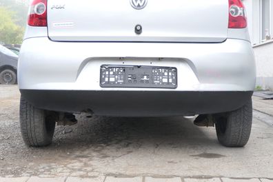 VW Fox 5Z Stoßstange hinten Stoßfänger silber grau LA7W Heckstoßstange