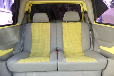 VW Lupo Seat Arosa Sitz Rückbank Sitzfläche für Kopfstützen gelb grau