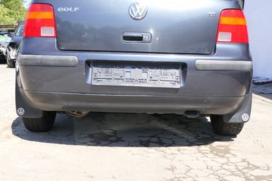VW Golf 4 Limousine Stoßstange hinten Heckstoßstange Stoßfänger grau LC7V