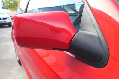 VW Golf 3 Vento elektrischer Spiegel Außenspiegel rechts mit Glas rot LP3G