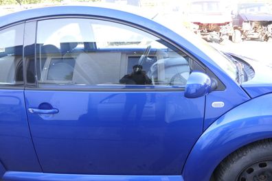 VW New Beetle 1C 9C Tür vorne rechts Beifahrertür blau LA5W - OHNE Anbauteile