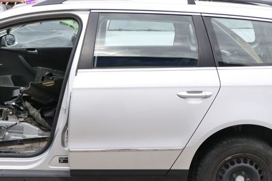 VW Passat 3C Kombi Variant Tür hinten links silber LA7W -OHNE Anbauteile c