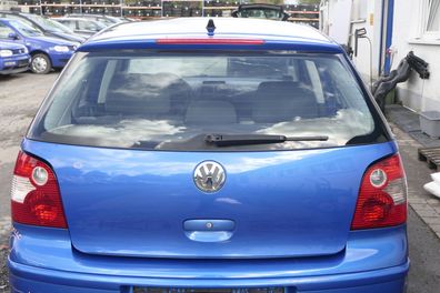 VW Polo 9N3 9N Heckklappe Kofferraumklappe Klappe blau LA5M -ohne Anbauteile