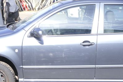 Skoda Fabia 6Y Kombi + Limousine Tür vorne links Fahrertür grau LF7V ohneAnbaute