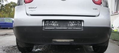 VW Golf 5 1K Limousine Stoßstange hinten Heckstoßstange silber LA7W