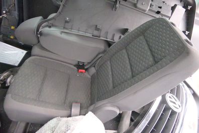 VW Touran Sitz hinten links titanschwarz/ anthrazit (hinter Fahrersitz) Rücksitz