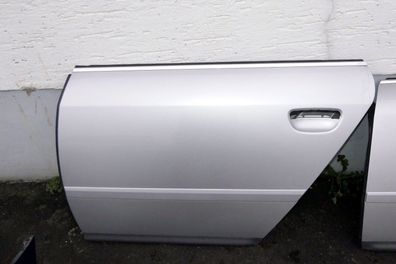 Audi A6 4B C5 Tür Türblatt hinten links silber grau LY7W