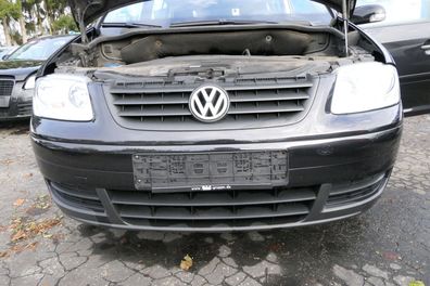 VW Touran 1T Stoßstange vorne Frontstoßstange Stoßfänger schwarz LC9Z mit Grill