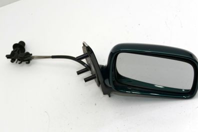 VW Polo 6N manueller mechanischer Spiegel Außenspiegel rechts Glas grün LC6P